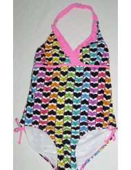Joe Boxer Girls Hearts Swimsuit UPF40