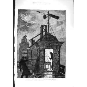  1880 ROYAL OBSERVATORY GREENWICH MEASURING WIND