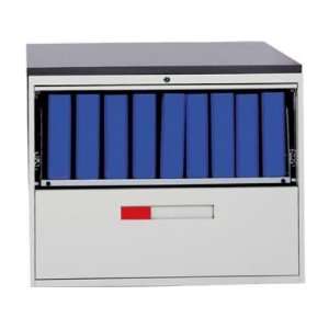  Lateral File with 1 Drawer and 1 Slide out Shelf