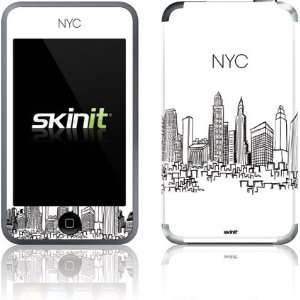  NYC Sketchy Cityscape skin for iPod Touch (1st Gen)  
