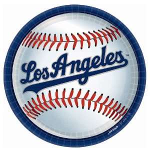  Lets Party By Amscan Los Angeles Dodgers Baseball Round 