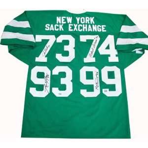  New York Sack Exchange Autographed New York Jets Jersey 