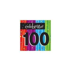  Rainbow Celebration 100th Birthday Lunch Napkins Health 