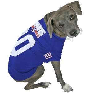  New York Giants Royal Blue Dog Jersey (Small) Sports 
