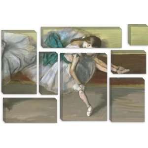 Danseuse Au Repos 1879 by Edgar Degas Canvas Painting Reproduction Art 