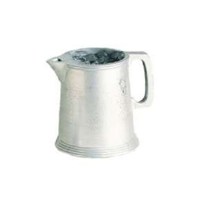   Pewter Glo Short 2 Qt Water Pitcher   4012 PEWTER