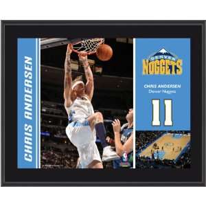   Nuggets Chris Anderson 10X13 Sublimated Plaque