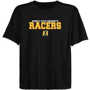  Murray State Racers Youth Black University Name T shirt Sports