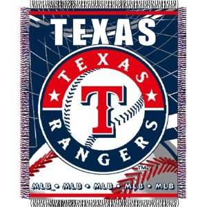  Texas Rangers Major League Baseball Woven Jacquard Throw 