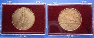 Space Shuttle Columbia Commemorative Bronze Coins  