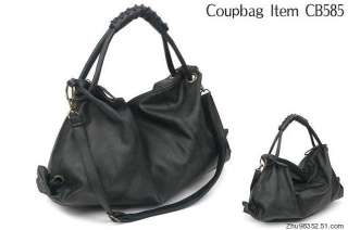 PU#7 Black Korean Style Lady PU Leather Handbag Womens Shoulder Bag 