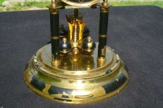 Schatz 49 400 Day Anniversary Black 4 Ball Pendulum Shelf Mantle Clock 