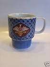 Vintage Hand Painted Goldimari Blue Eagle Coffee Mug