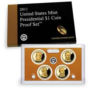 2011 US Mint Presidential $1 Coin Proof Set  