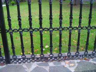 VICTORIAN STYLE CAST IRON FENCE PANEL SYSTEMS H18  