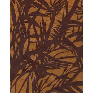  Bamboo Printed Lokta Paper  Brown Print on Tan Paper 20x30 