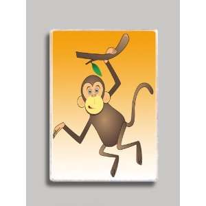  Monkey Motion Tree Swing Dance Refrigerator Magnet