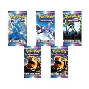  Five (5) Packs of Pokemon EX Diamond & Pearl (Original 