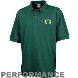 Nike Oregon Ducks Green Dri FIT Textured Polo  Sports 