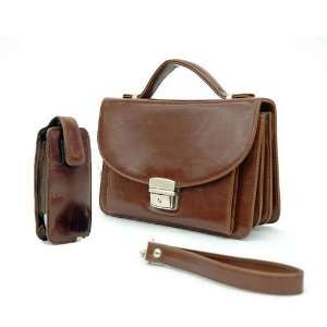  Mini briefcase style bag organizer w/ detachable cell 