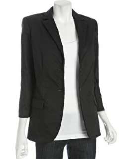   blend notched lapel blazer  