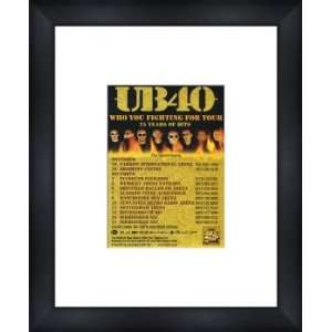  UB40 Who You Fighting For Tour 2005   Custom Framed 