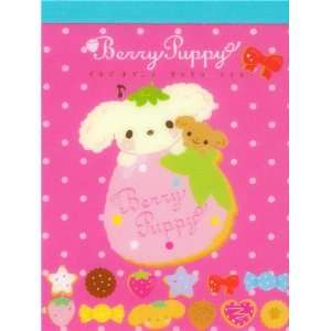  Berry Puppy doggy mini Memo Pad by San X Toys & Games