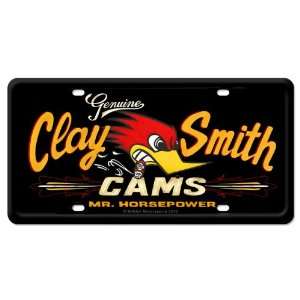   A101 Genuine Clay Smith Cams Black License Plate Automotive
