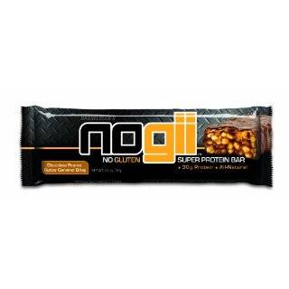 Nogii High Protein Bar, No Gluten, Peanut Butter and Chocolate, 12   1 