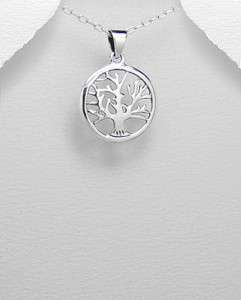 Celtic Tree of Life Sterling Silver Small Pendant Necklace  