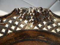 Vtg GODINGER Silver Plated Ornate Serving Tray Cork  