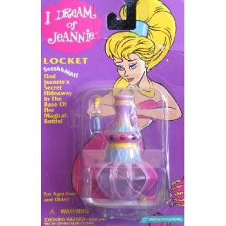 Dream of Jeannie Locket w Genie Bottle & 1 Doll (1995 Trendmasters)