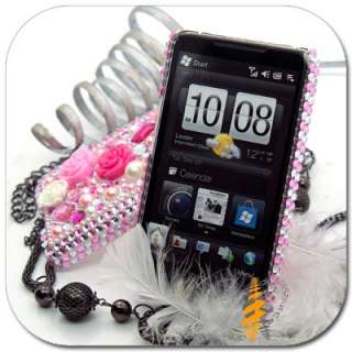 BLING Crystal Soft Case Cover T mobile HTC HD 2 HD2  