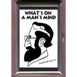  ON MANS MIND FREUD ID Holder Coin, Mint or Pill Box 