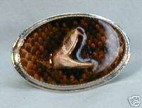 Silver Inlaid Rattlesnake 1/2 Head and Skin Buckle  