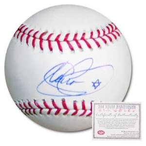  Shawn Green Autographed Baseball with Jewish Star 