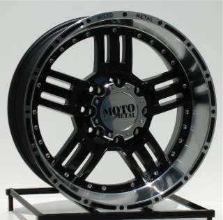 20 inch Black Wheels/Rims Chevy HD Dodge Ram H2 8 Lug  