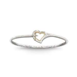   Sterling Silver Plated Bracelet My Precious Daughter Faith And Love