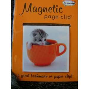  Kittens   Kitten in a Teacup Deluxe Single Magnetic Page 