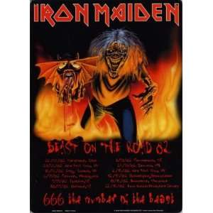  Iron Maiden 666 Tin Sign Poster
