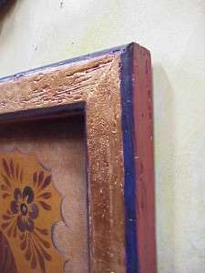 Painted Old Door  Canvas  Retablo #6 Mexican Folk Art  