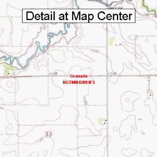  USGS Topographic Quadrangle Map   Granada, Minnesota 