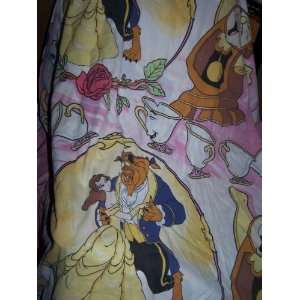  Disney Beauty and the Beast Twin Flat Sheet Everything 