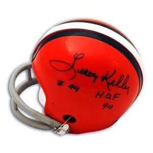 Leroy Kelly Signed Browns Mini Helmet   HOF 94
