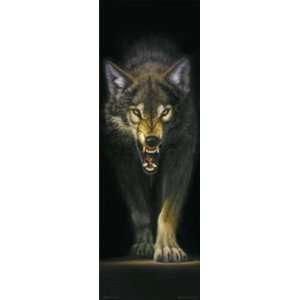  Prowling Wolf Poster Print