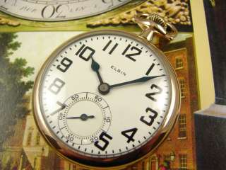 ELGIN POCKET WATCH FOR YOUR DAILY ENJOYMENT OR YOUR HIGH GRADE POCKET 