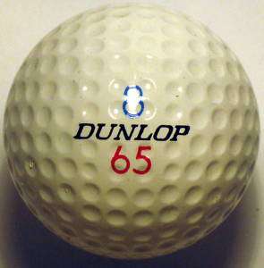 Vintage Golf Ball 8 DUNLOP 65 / 8 DUNLOP 65   UK 1.62  