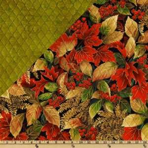  43 Wide Falls Pallette Leaves Doubl Sided Quilted 