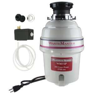  WasteMaster 3/4 HP Disposal with Polished Chrome Air 