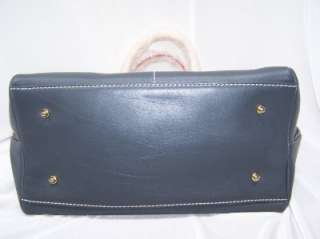 Dooney & Bourke Leather GREY Satchel Handbag with Accessories A202338 